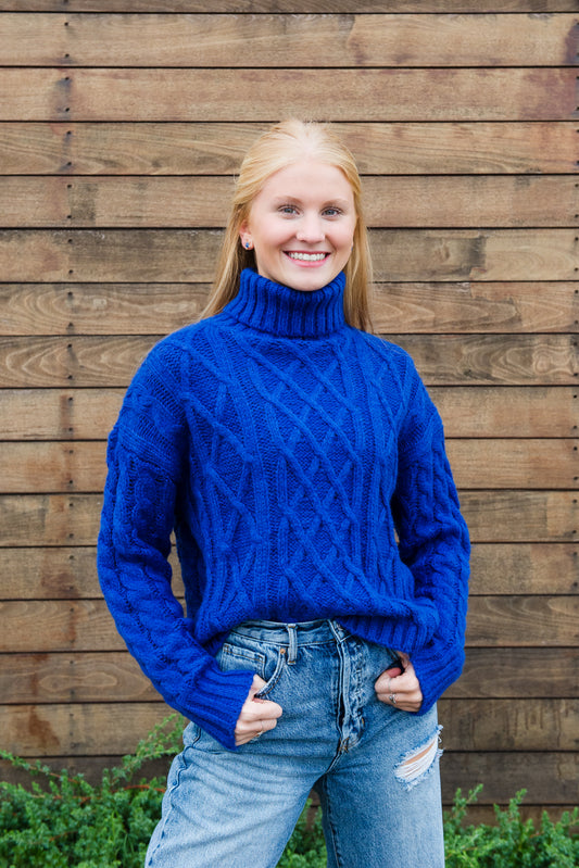 So Soft Sarah Cableknit Sweater