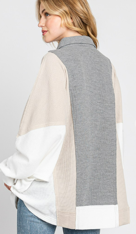 Oversized Thermal Pullover